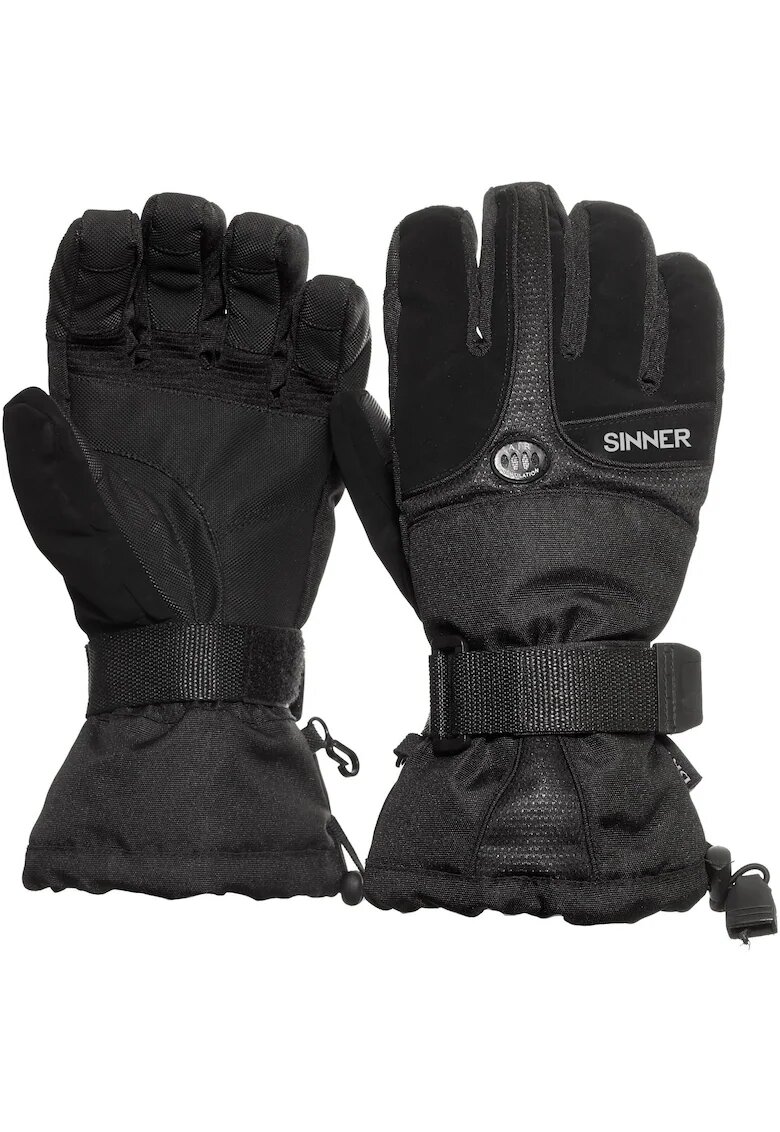 Sinner Manusi ski EVEREST - pentru barbati - Negru
