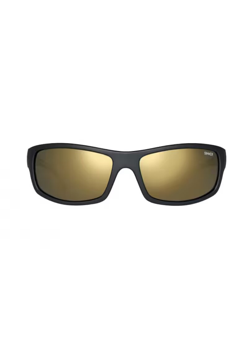 Sinner Ochelari de soare Monarch Matte Black Solid CX Sintec Smoke Gold Mirror