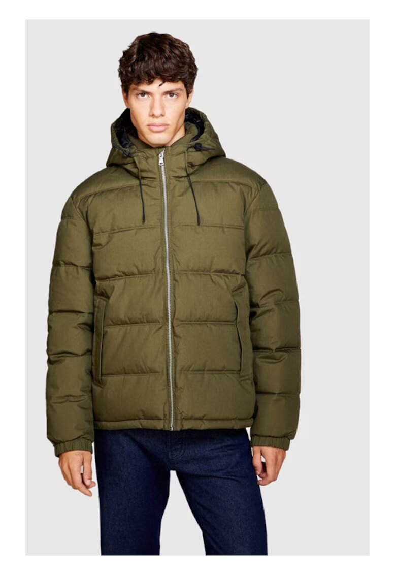Sisley Geaca barbati - 85497 - Poliester - Verde