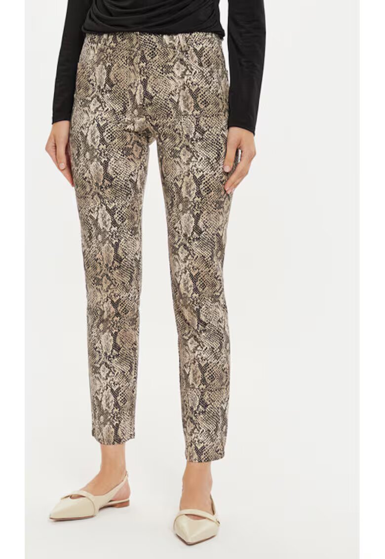 Sisley Pantaloni dama - 304280382 - Bumbac - Maro - Maro