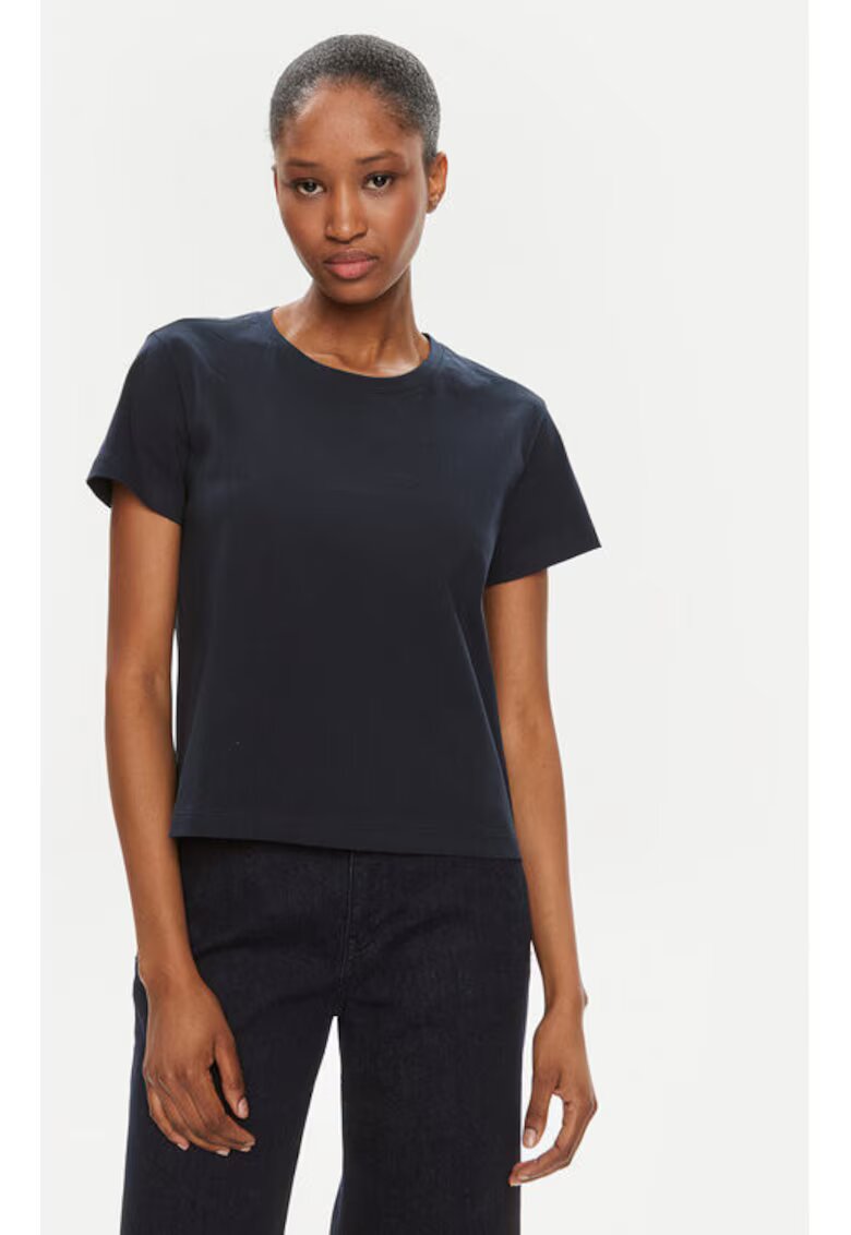 Sisley Tricou dama - 304210495 - Bumbac organic - Negru - Negru