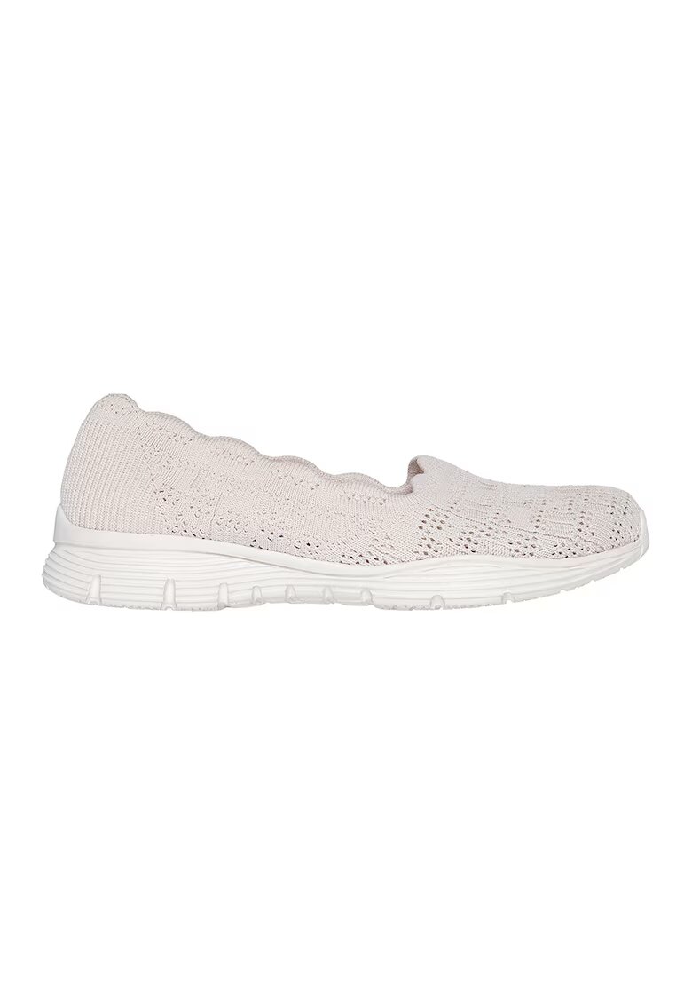 Skechers Balerini de plasa Seager - Crem
