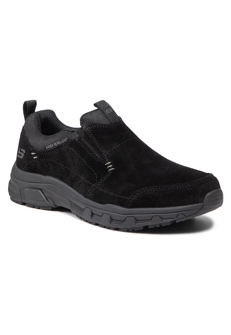 Skechers Bocanci trekking barbati 237282 - Piele naturala - Negru