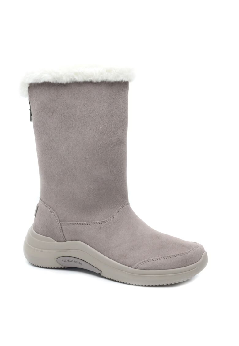 Skechers Cizme dama Midtown Fascinate 144299 taupe velur -