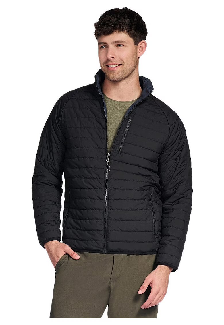 Skechers Geaca barbati GO SHIELD Cozy Fit Altitude Reversible Jacket - Negru