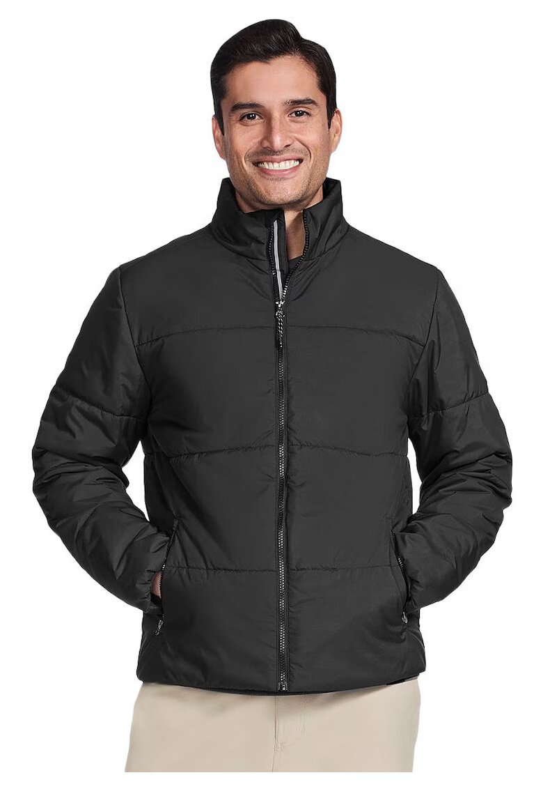 Skechers Geaca barbati GO SHIELD Cozy Fit Traverse Down Jacket - Negru