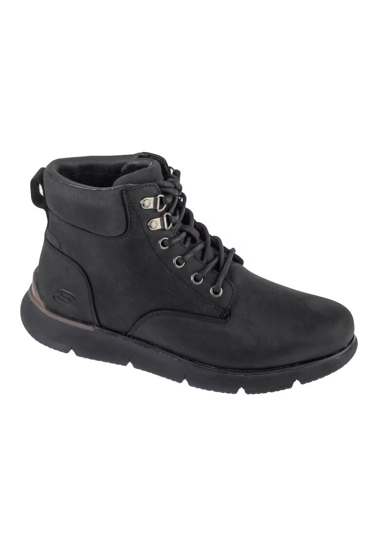 Skechers Ghete barbati - Augustino - Cobb 205228 - Negru