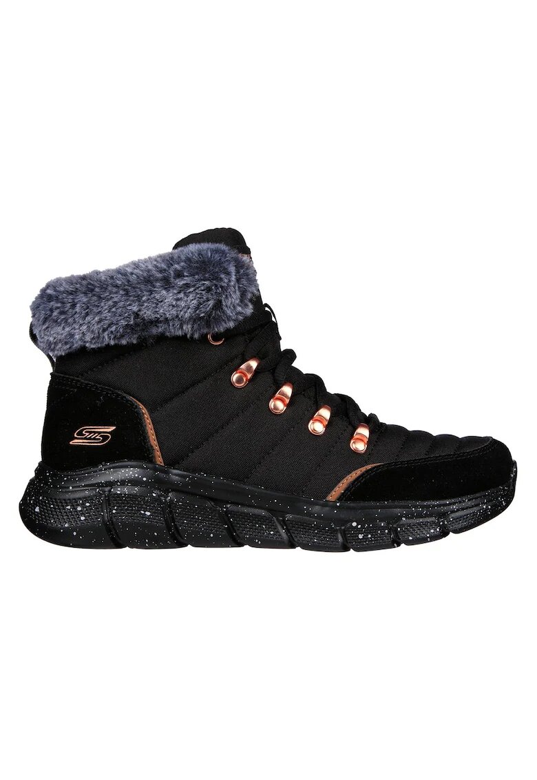 Skechers Ghete BOBS B Flex - Jolly Darling - Negru