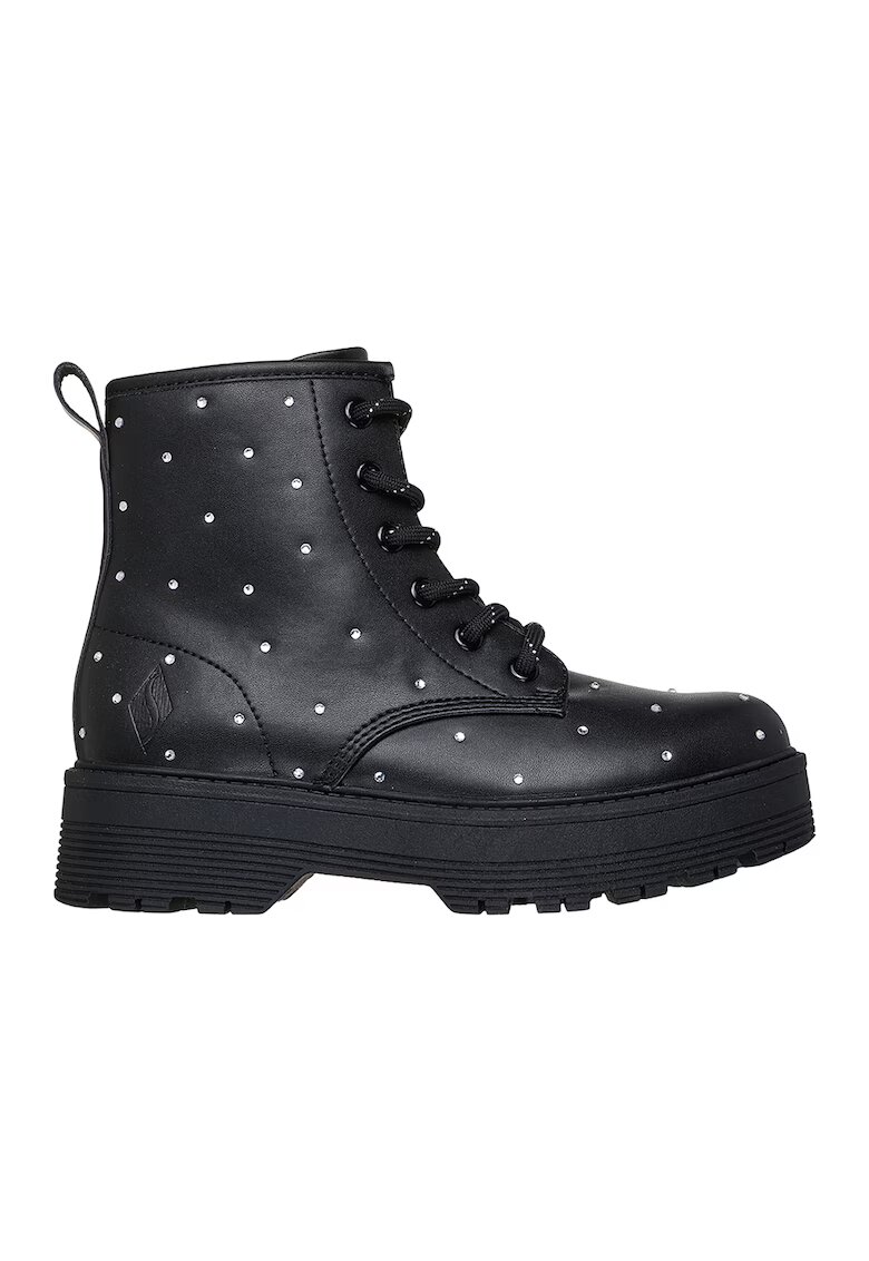 Skechers Ghete cu aplicatii din strasuri Geavlen - Negru