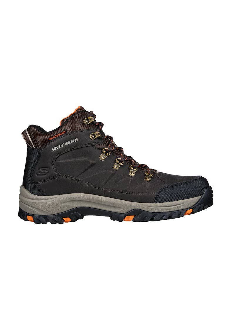 Skechers Ghete cu finisaj rezistent la apa - pentru drumetii Relment-Daggett - Maro inchis