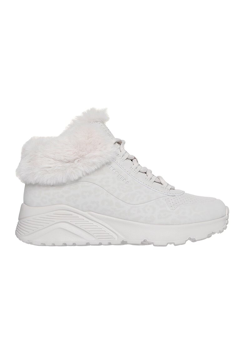 Skechers Ghete cu garnitura din material sintetic Uno Lite - Alb