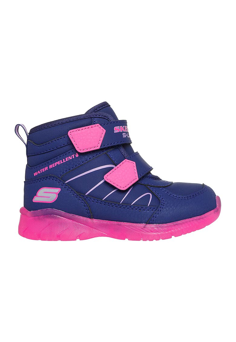 Skechers Ghete cu lumini led - Roz/Bleumarin