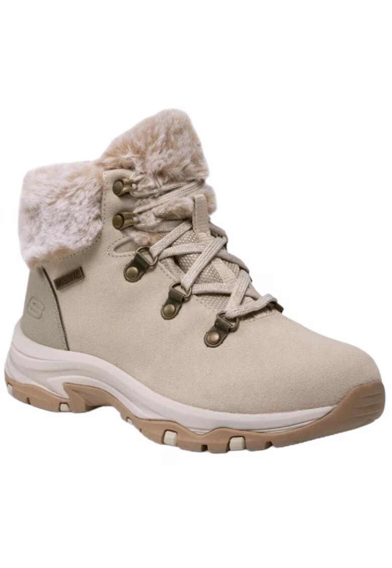 Skechers Ghete dama Piele naturala - Bej
