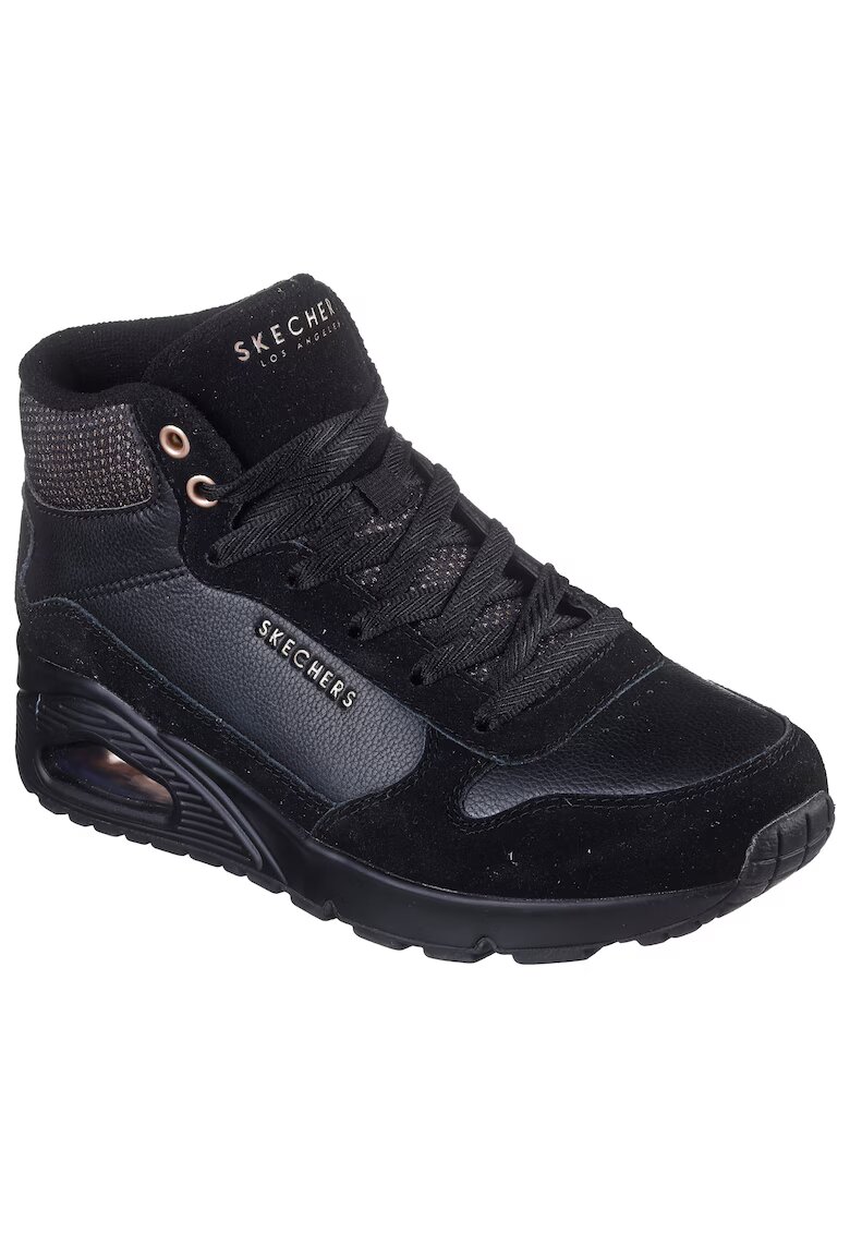 Skechers Ghete dama UNO STACRE SHINE 177181 - Negru