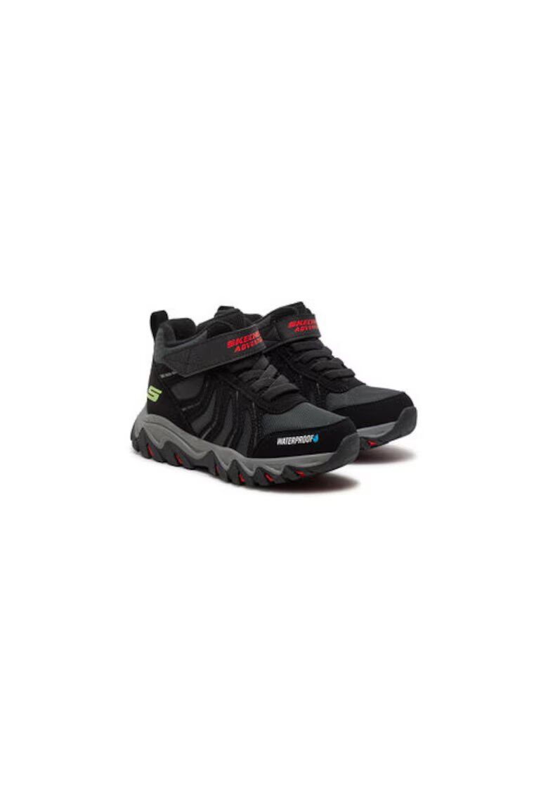 Skechers Ghete de drumetie pentru baieti - impermeabile - negru