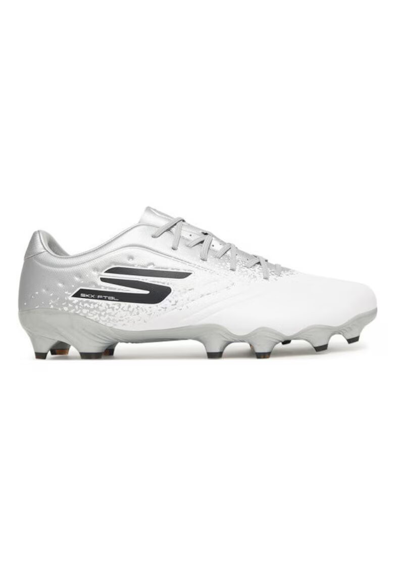 Skechers Ghete de fotbal 252015 - Piele ecologica - Alb