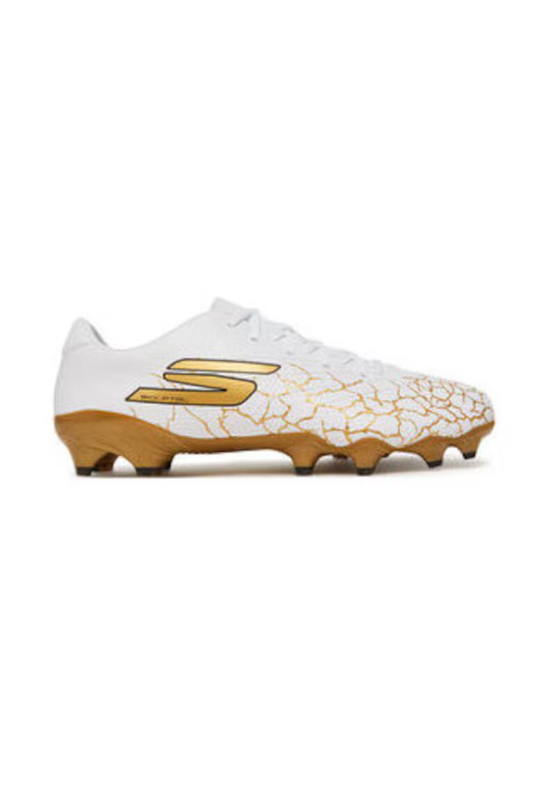 Skechers Ghete de fotbal 252017 - Piele ecologica - Alb