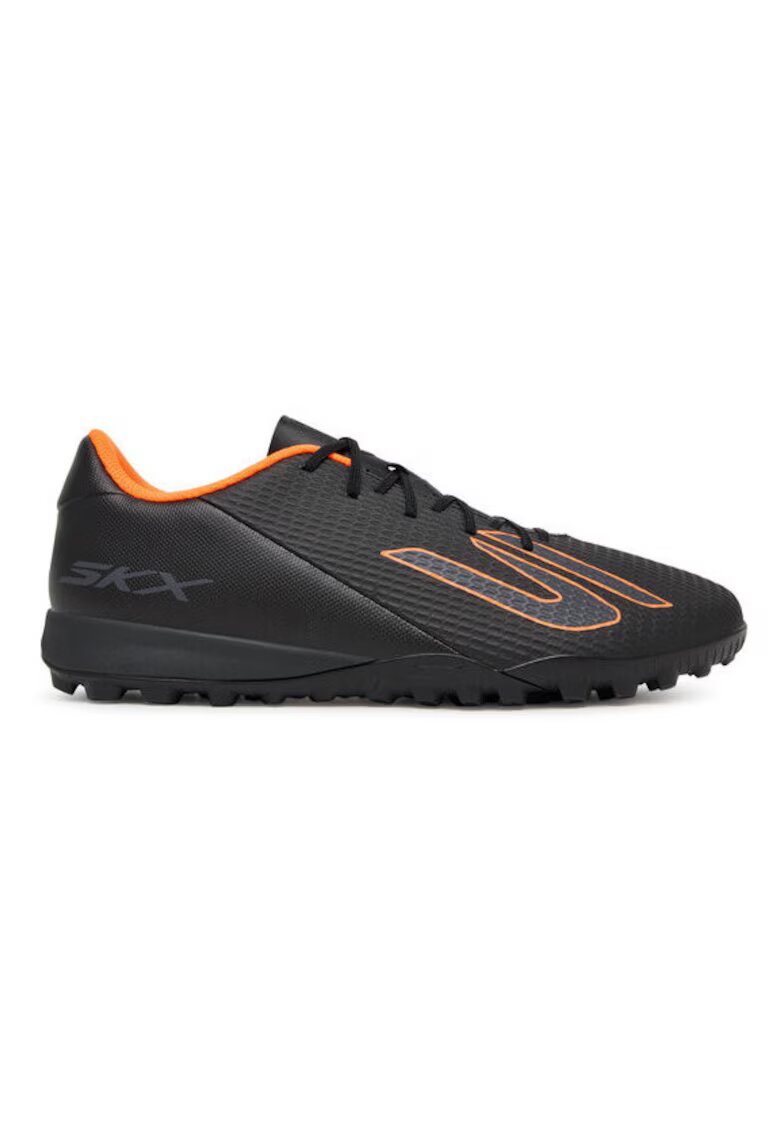 Skechers Ghete de fotbal barbati - piele ecologica - negru