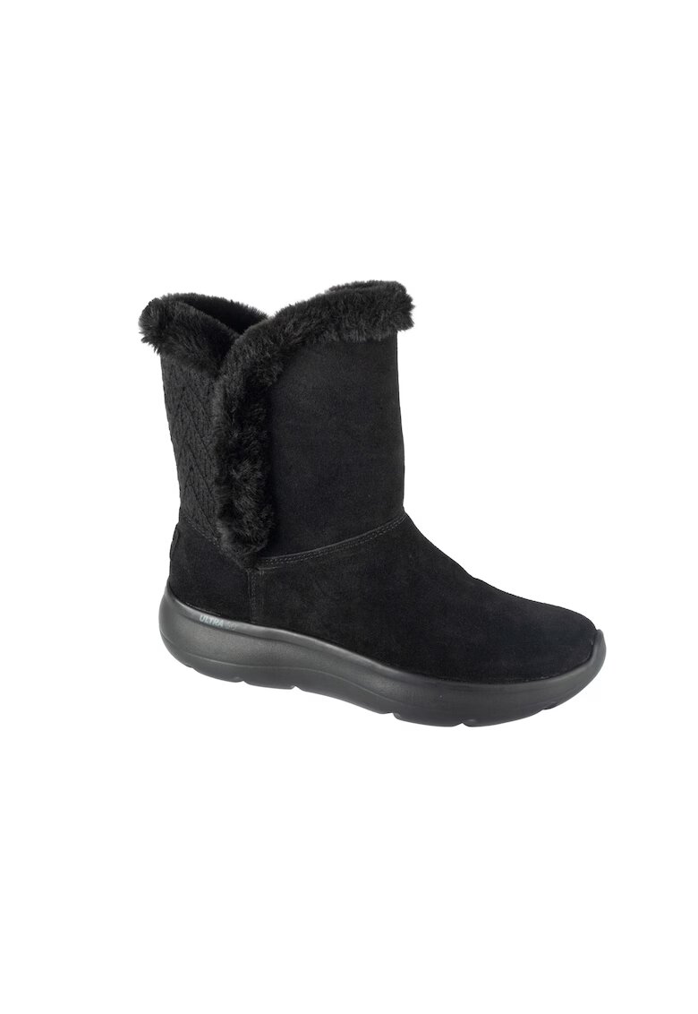 Skechers Ghete de iarna dama - On-The-GO Encore - Snow Flurry 144870 - Negru