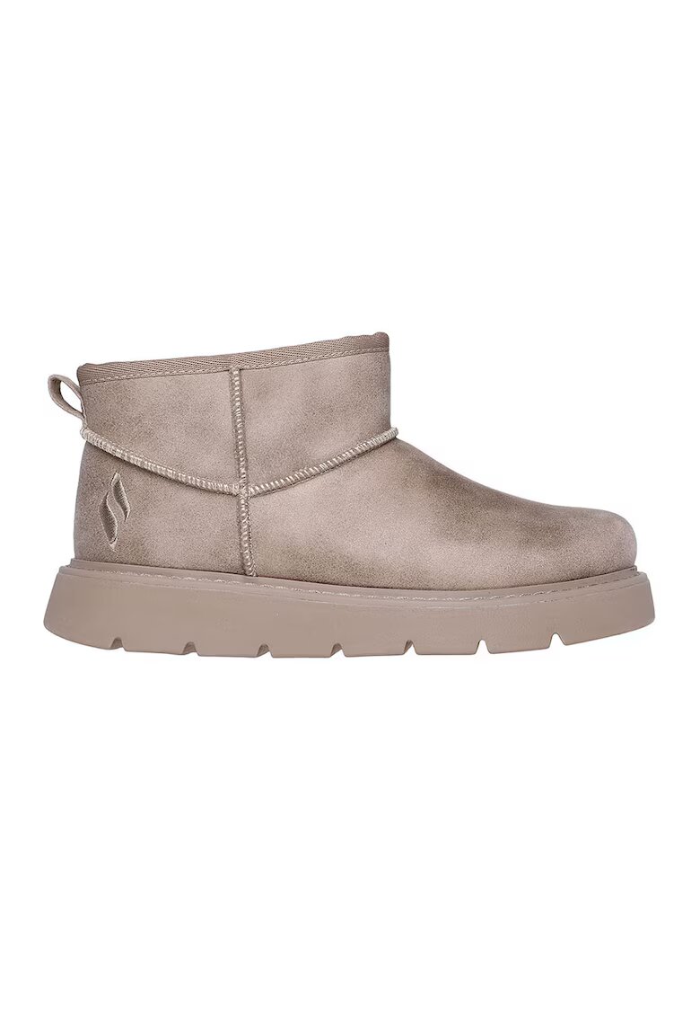 Skechers Ghete de iarna - fara inchidere Modern Comfort - Maro taupe deschis