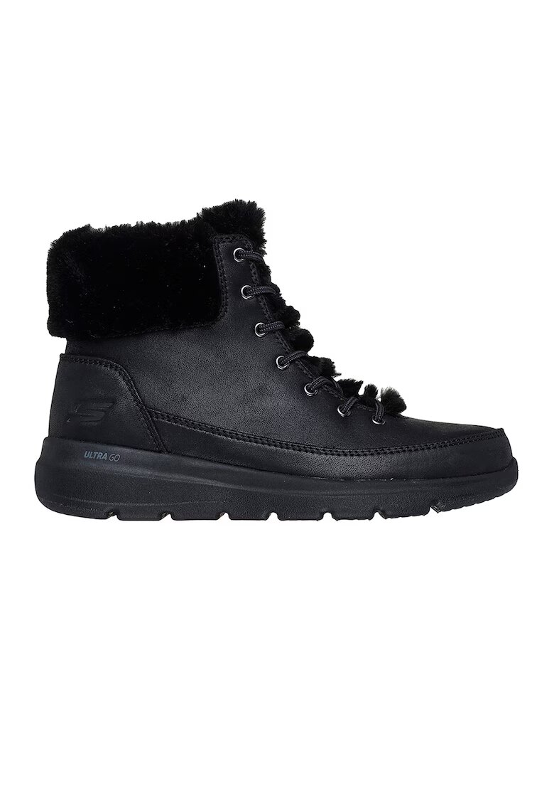 Skechers Ghete de piele ecologica On-The-Go - Negru