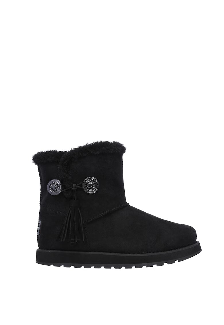 Skechers Ghete fara inchidere din piele intoarsa ecologica Keepsakes Tribute