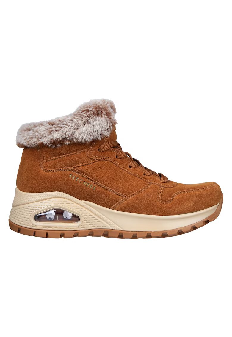 Skechers Ghete femei Uno Rugged Wintriness - Maro