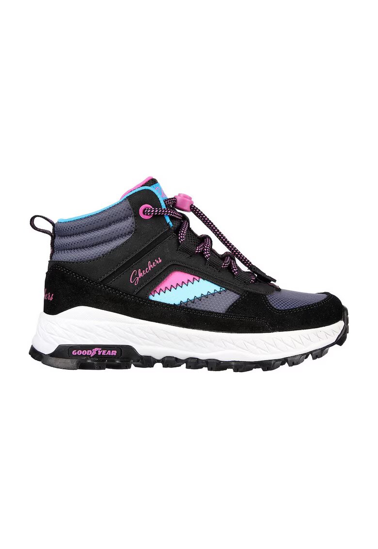 Skechers Ghete fete Fuse Tread Let's Explore - Negru