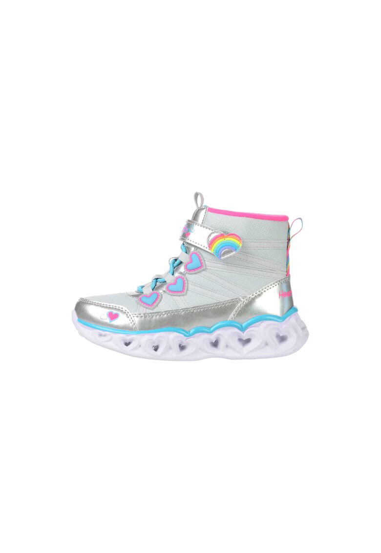 Skechers Ghete Heart Lights-sweet 302668LSMLT - Argintiu