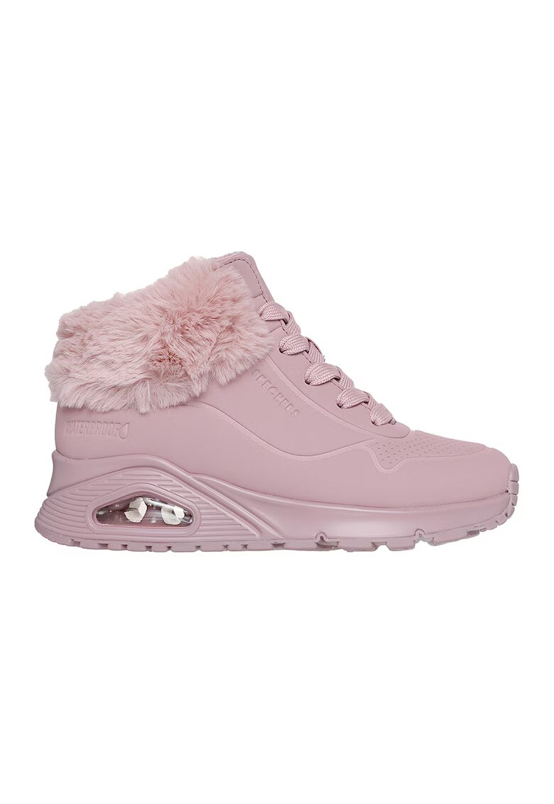 Skechers Ghete impermeabile cu garnituri din blana sintetica Uno Gen1 - Maro nisip