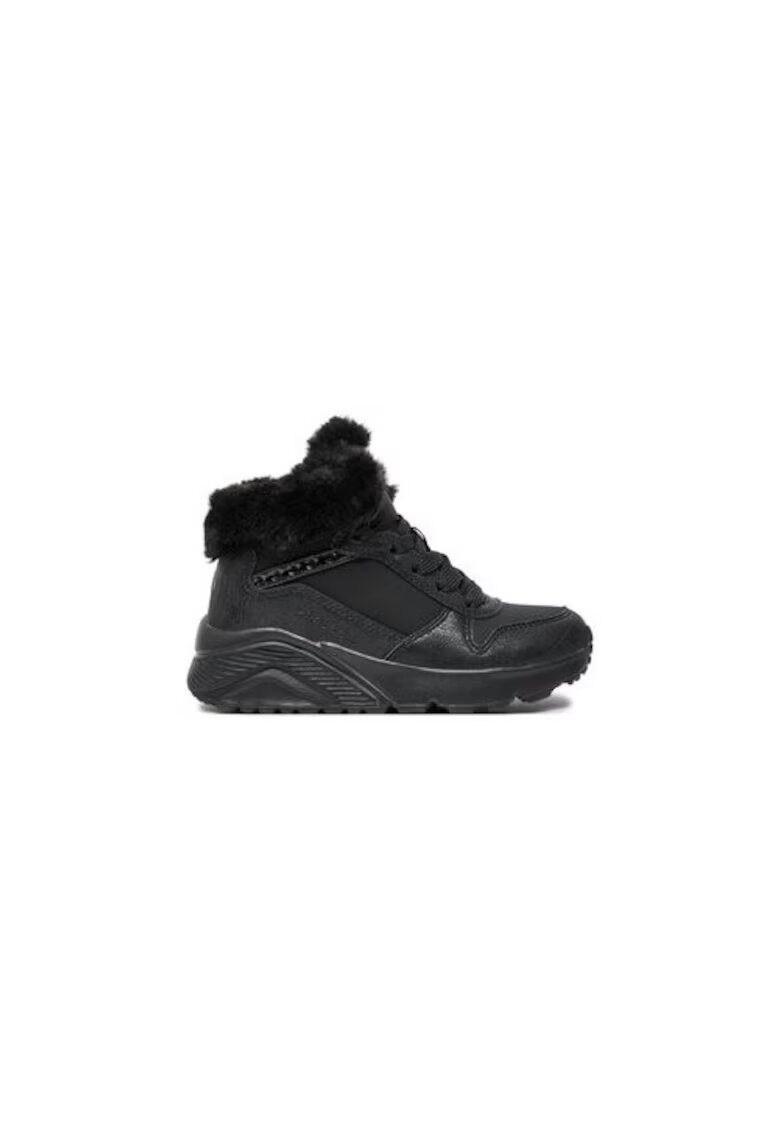 Skechers Ghete pentru fete - negru - material textil