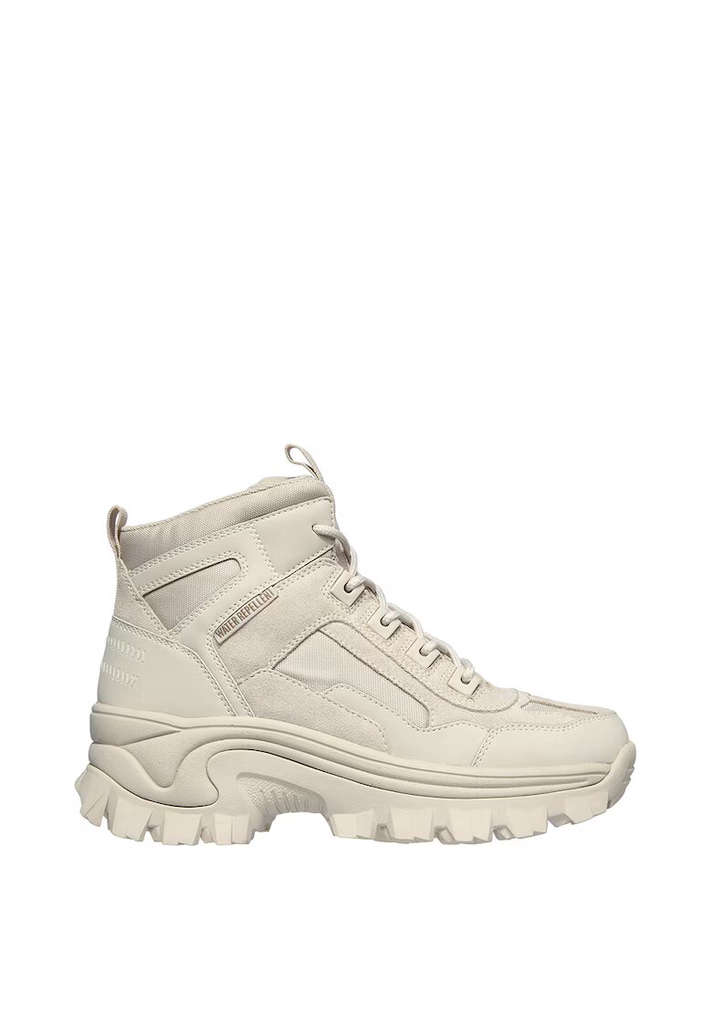 Skechers Ghete rezistente la apa din piele intoarsa si plasa Street Blox