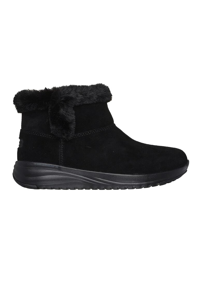 Skechers Ghete slip-on impermeabile On The Go - Negru