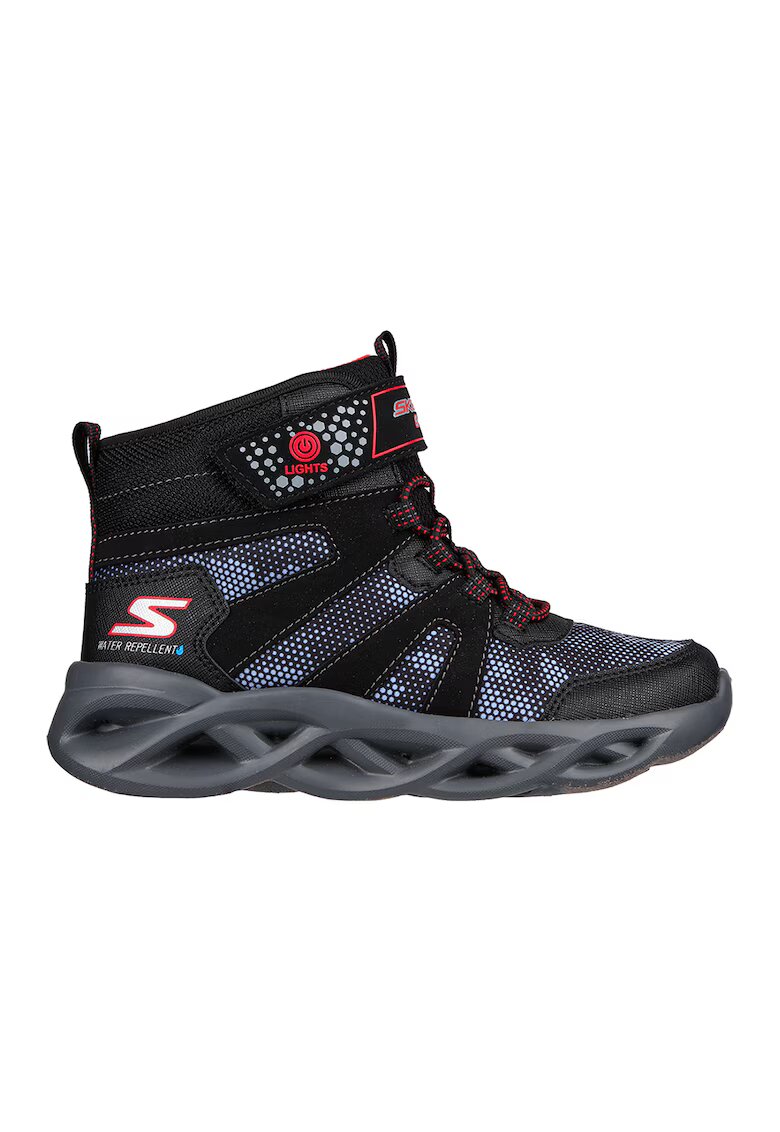 Skechers Ghete Twisted -Brights- Zerrix - Rosu/Negru