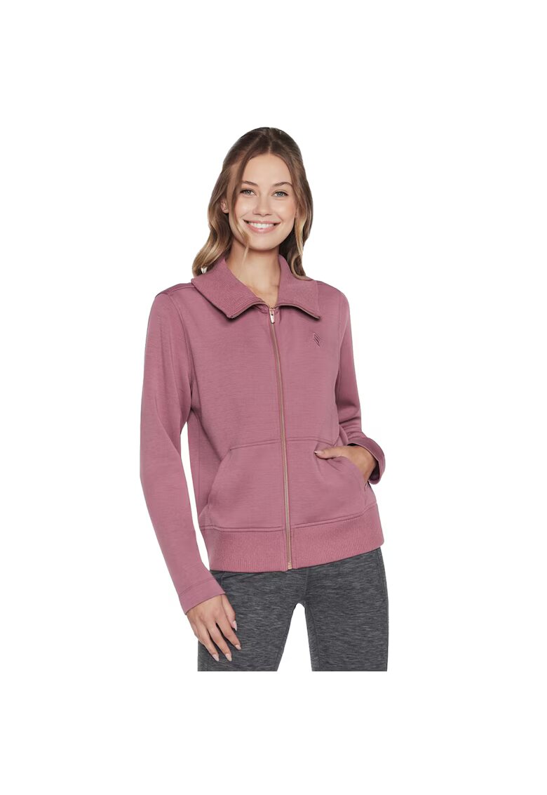 Skechers Hanorac - Hoodless Hoodie Skechcloud Jacket 19631151 - Violet