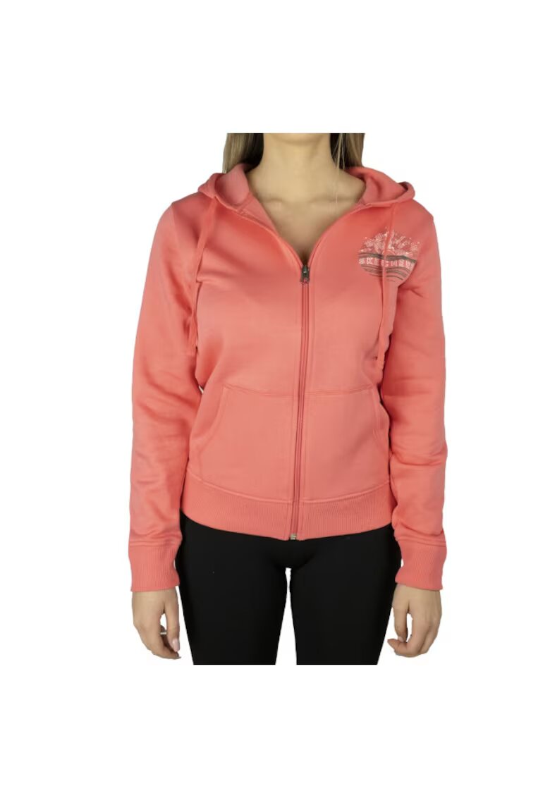 Skechers Hanorac pentru femei - Full Zip Hoodie 195968 - Roz
