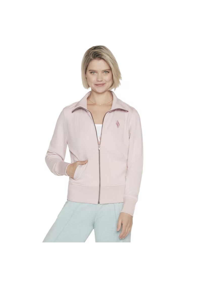 Skechers Hanorac pentru femei - The Hoodless Hoodie Diamond Jacket 1966424