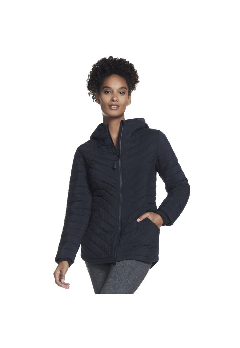 Skechers Jacheta de dama - GO Shield Everyday Parka JA5-BLK - Negru