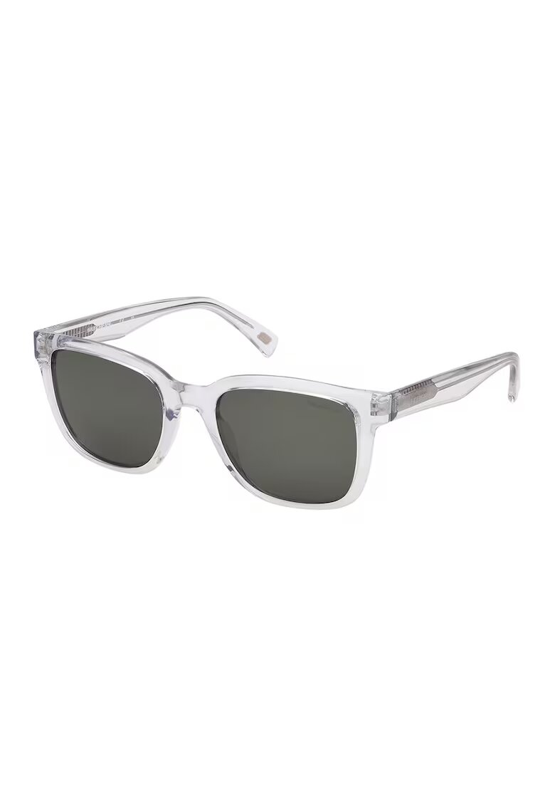 Skechers Ochelari de soare patrati cu lentile polarizate - Alb
