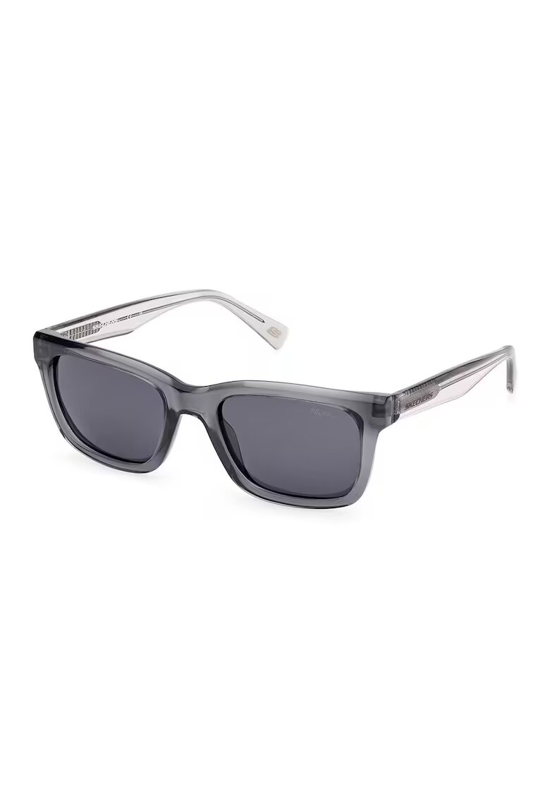 Skechers Ochelari de soare patrati cu lentile polarizate - Gri
