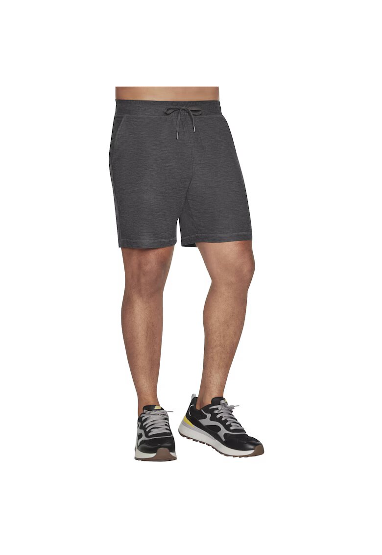 Skechers Pantaloni scurti barbati - Skech-Knits Ultra GO Lite 7 Inch Short MSH108-BKCC - Gri - XXL