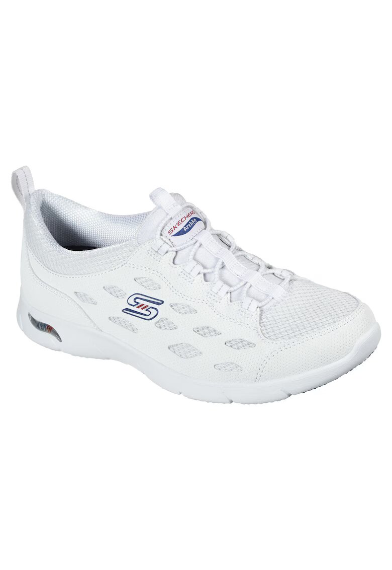 Skechers Pantofi alergat Mesh - Alb