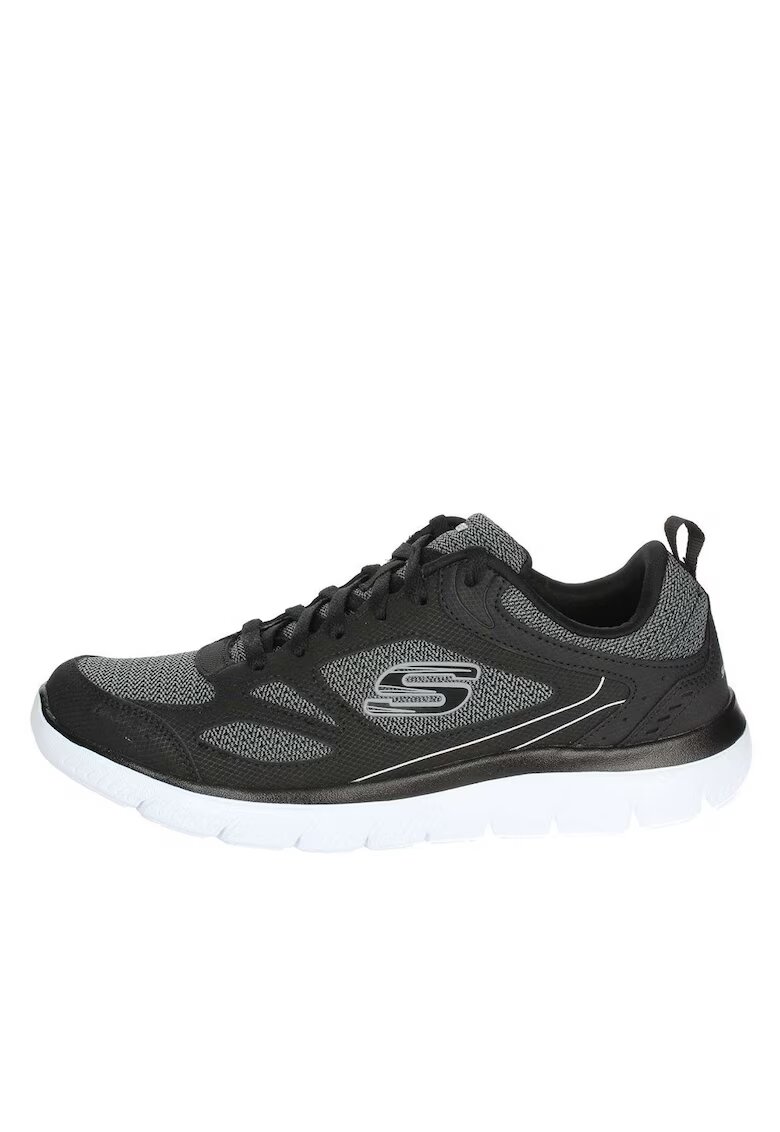 Skechers Pantofi barbati 52812BKW negru-gri textil - Gri