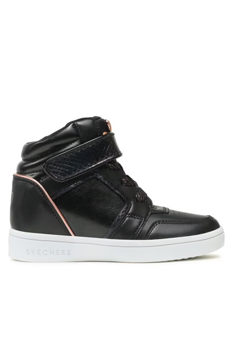 Skechers Pantofi copii 302634699 - Piele ecologica/Textil - Negru