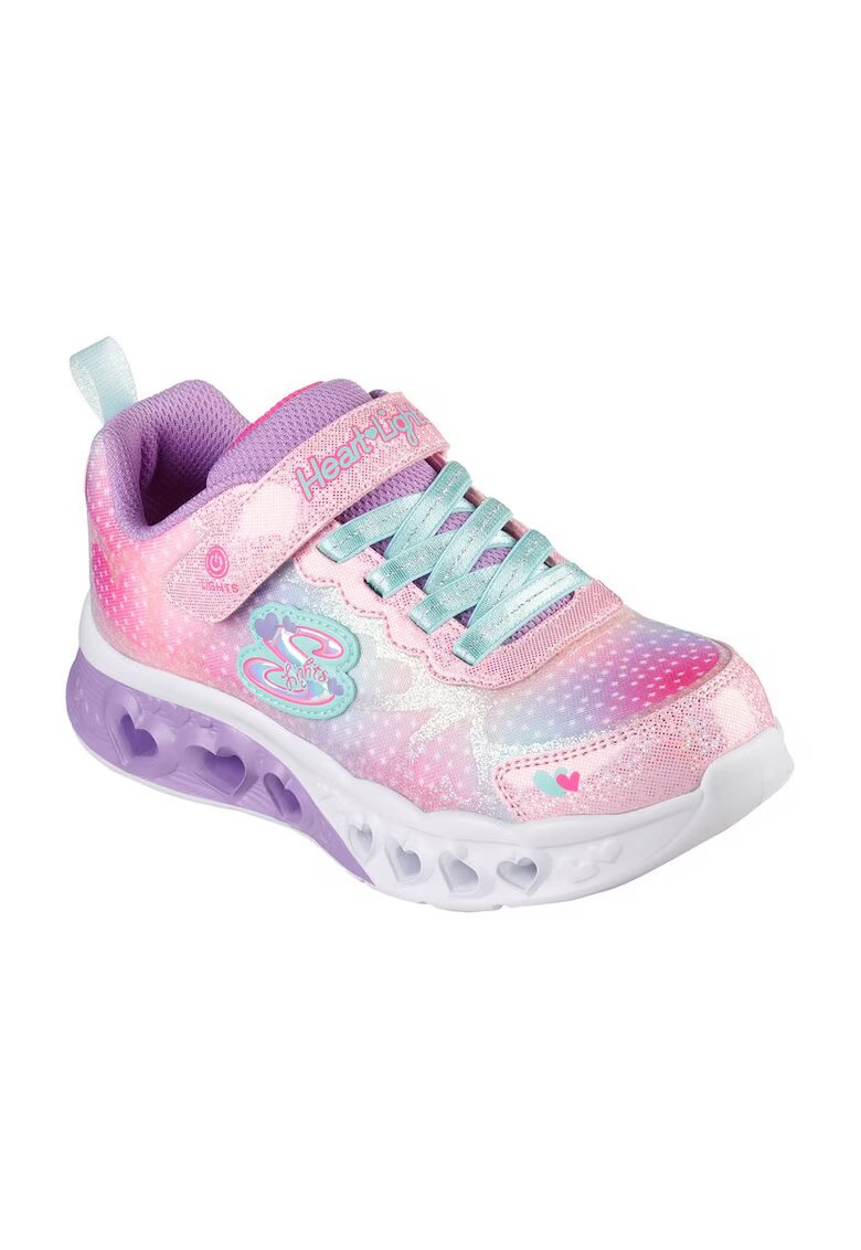 Skechers Pantofi copii cu sistem de lumini Flutter Heart Lights Simply Love - Roz