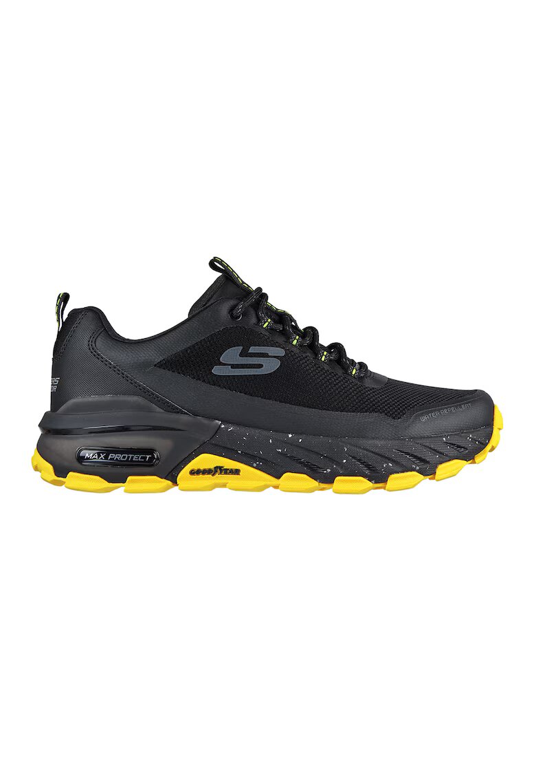 Skechers Pantofi cu finisaj rezistent la apa Max Protect-Liberated pentru alergare pe teren accidentat - Negru/Galben
