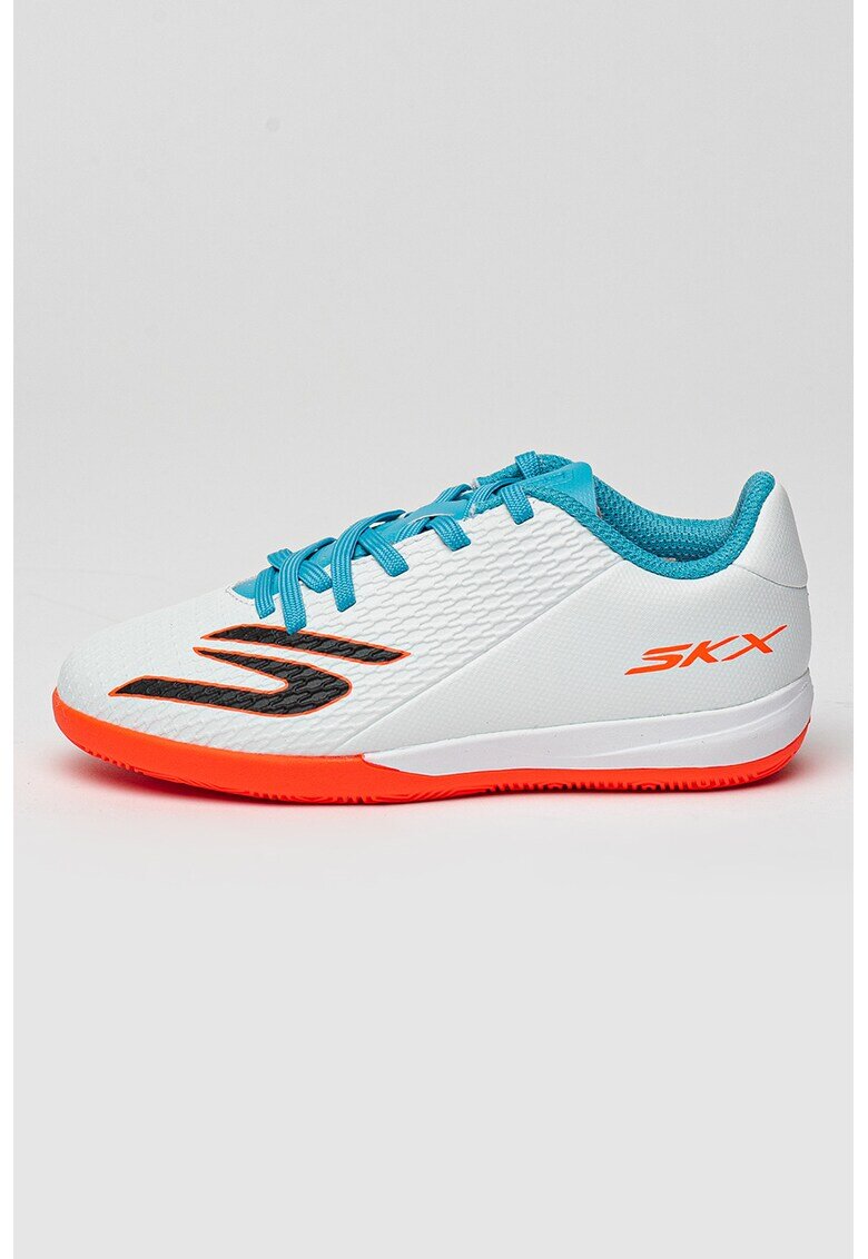 Skechers Pantofi cu logo pentru fotbal SKX 2 Club - Alb/Albastru deschis