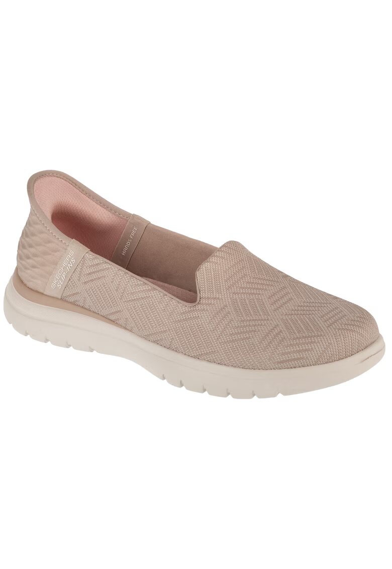 Skechers Pantofi dama - Slip-Ins On The Go Flex - Clover 138182 - Bej