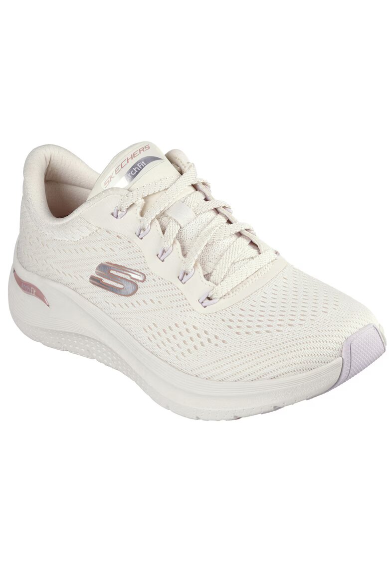Skechers Pantofi dama sport ARCH FIT 2.0 BIG LEAGUE 150051 NATURAL/MULTICOLOR