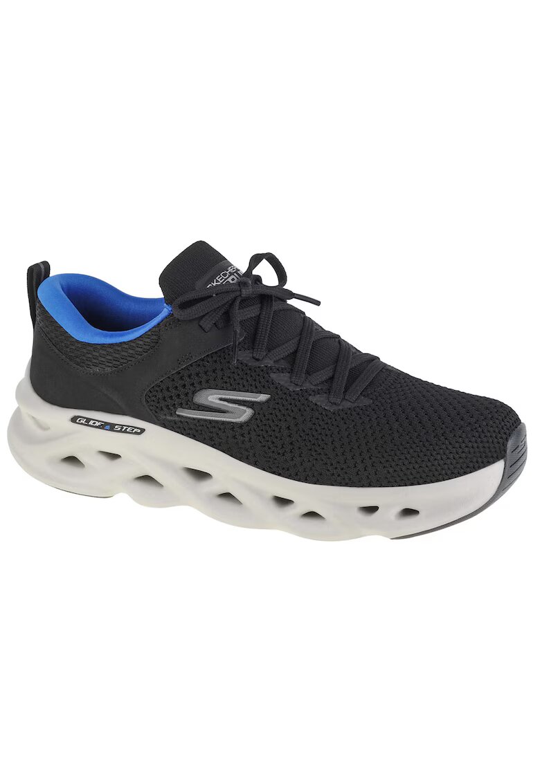 Skechers Pantofi de alergat - Go Run Swirl Tech-Dash Charge 220302-BKBL - Negru